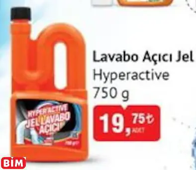 HYPERACTİVE LAVABO AÇICI JEL